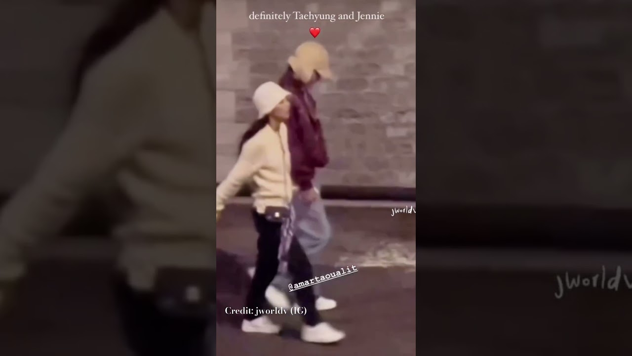 TAENNIE Paris date - I&rsquo;m still not getting over this 😭💚 #taennie