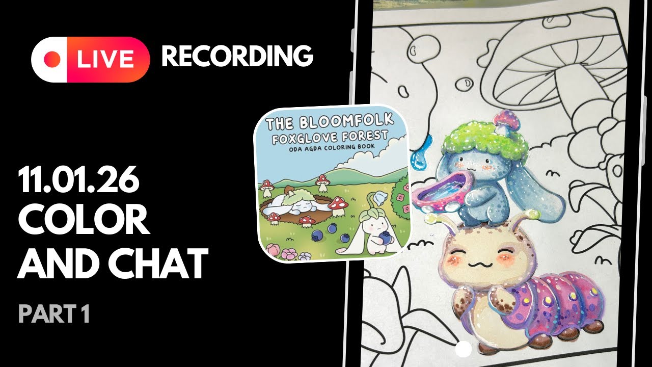11.01.26 Color and chat Bloomfolk Caterpillar page