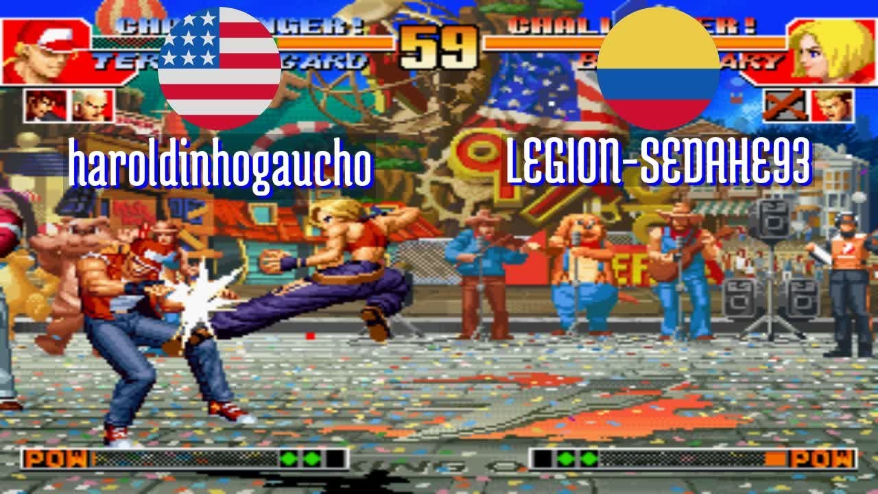 FT5 @kof97: haroldinhogaucho (US) vs LEGION-SEDAHE93 (CO) [King of Fighters 97 Fightcade] Jan 31