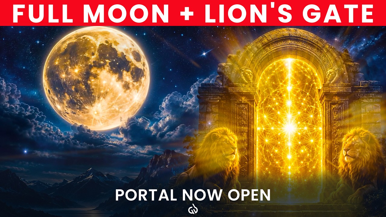 The Most Powerful Meditation Music: Full Moon + Lion's Gate Portal NOW OPEN