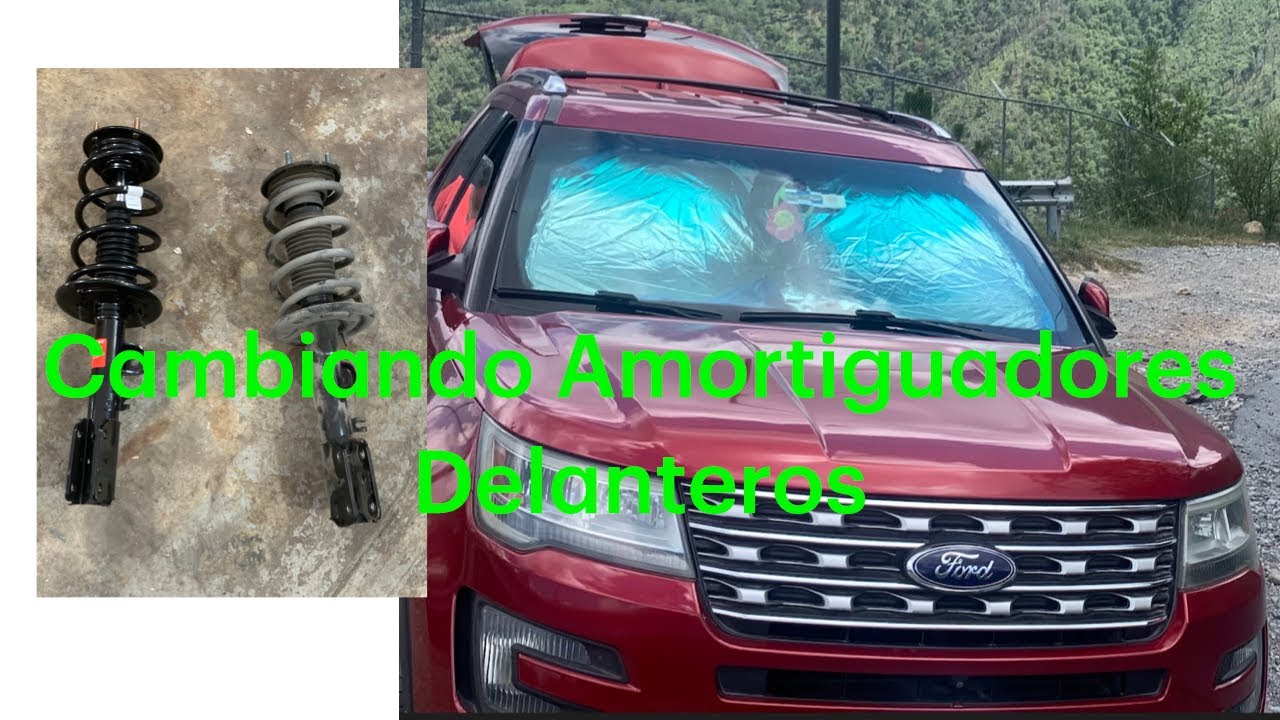 Cambiando Amortiguadores delanteros explorer 2016