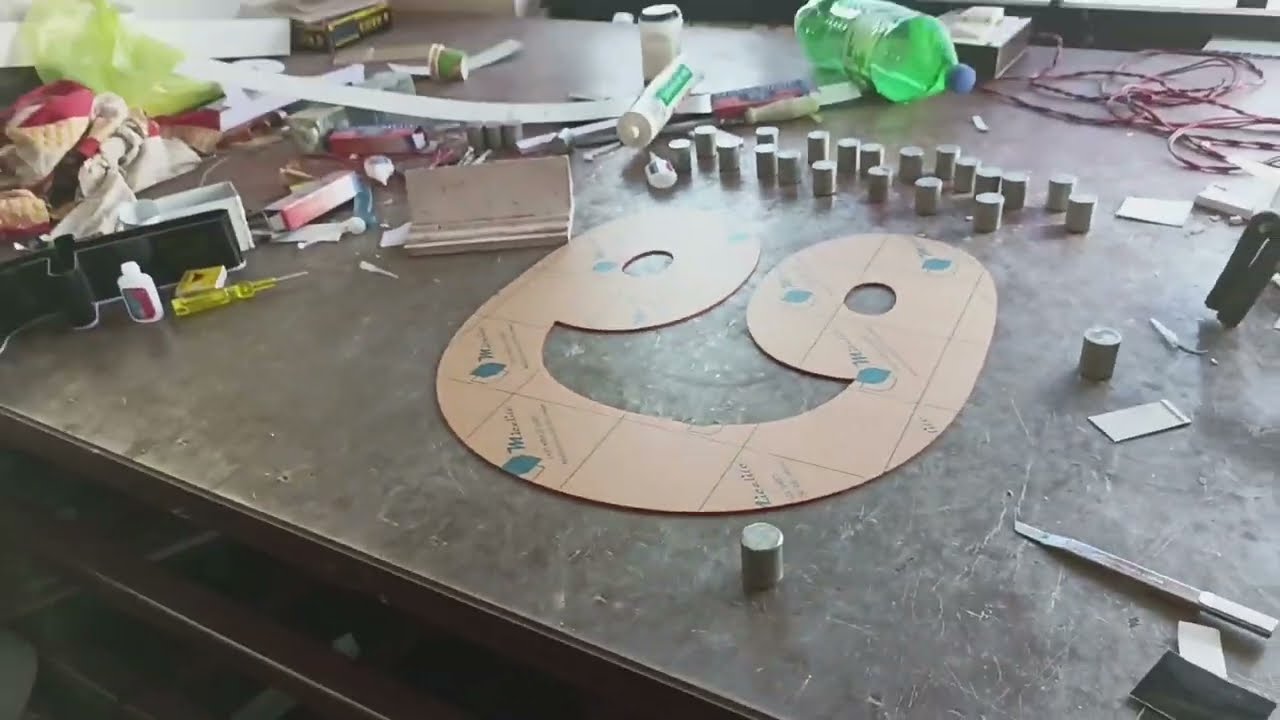 Aluminium channel letter making #3dletters #acrylicletter