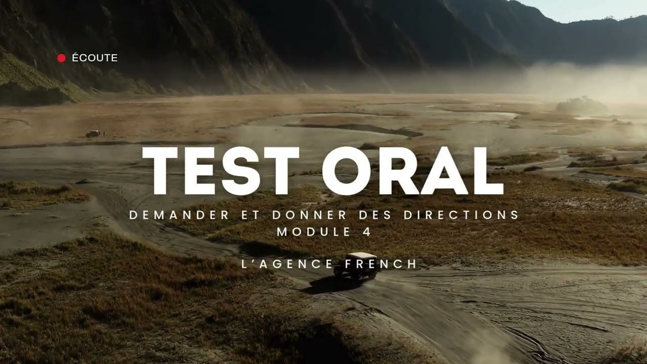 Demander et donner les directions _ Test oral