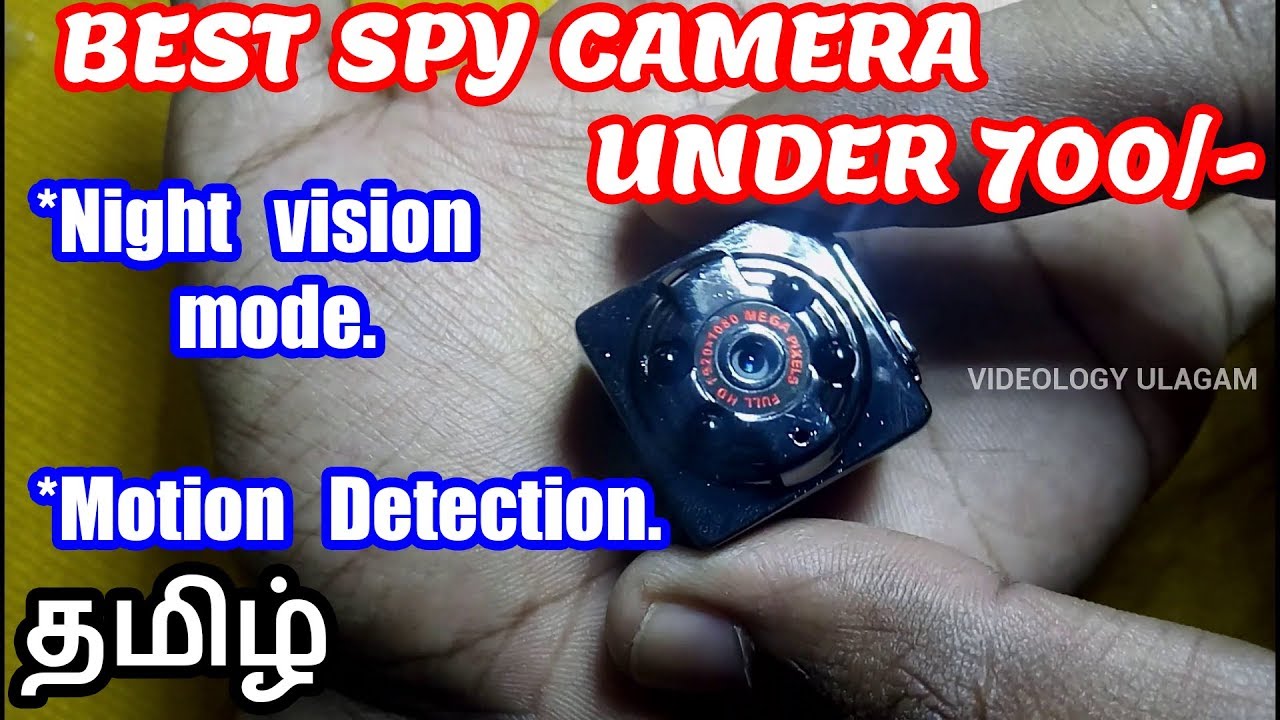 Best Budget Spy Camera SQ8 with Night Vision Motion Detection in Tamil
