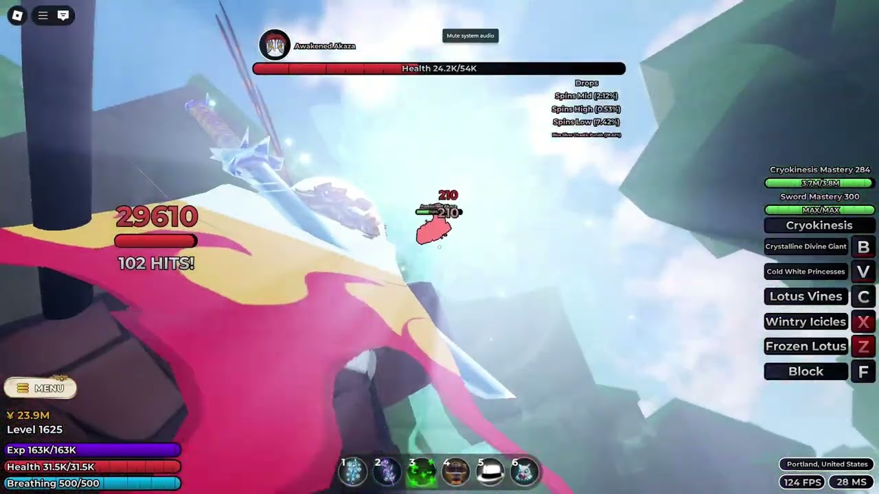 Cryokinesis Infinite Combo - Weak Legacy 2