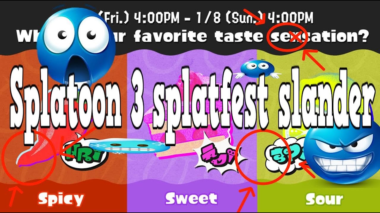 Splatoon 3 splatfest slander 