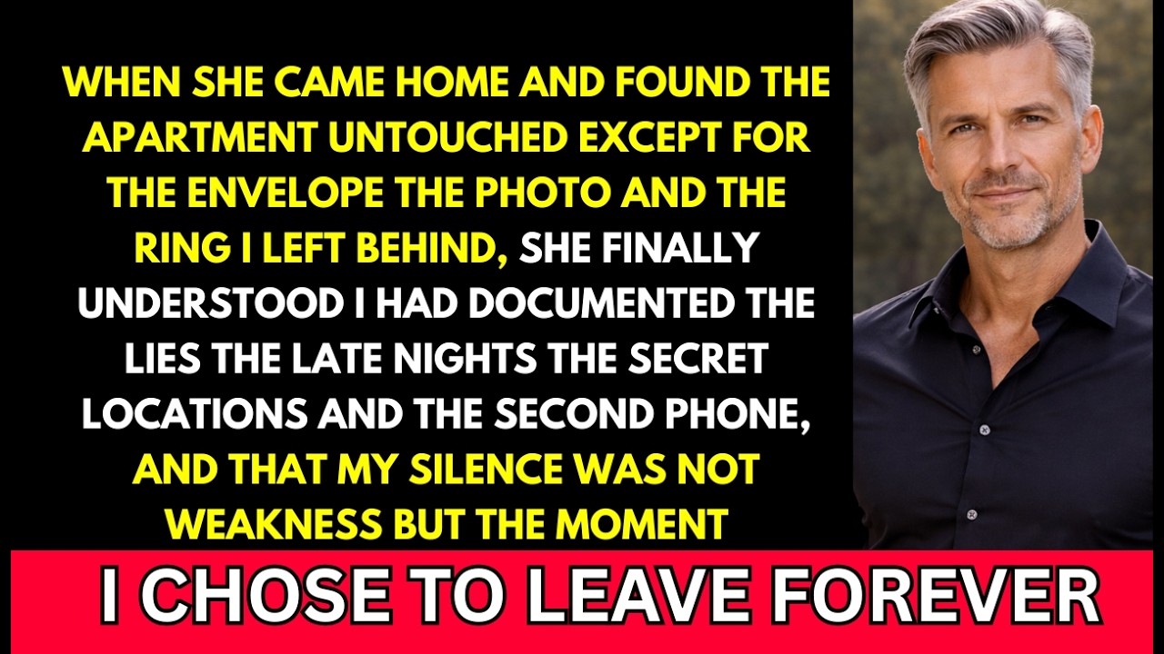 When She Came Home, I Was Gone — All I Left Was an Envelope, a Photo, and Her Ring