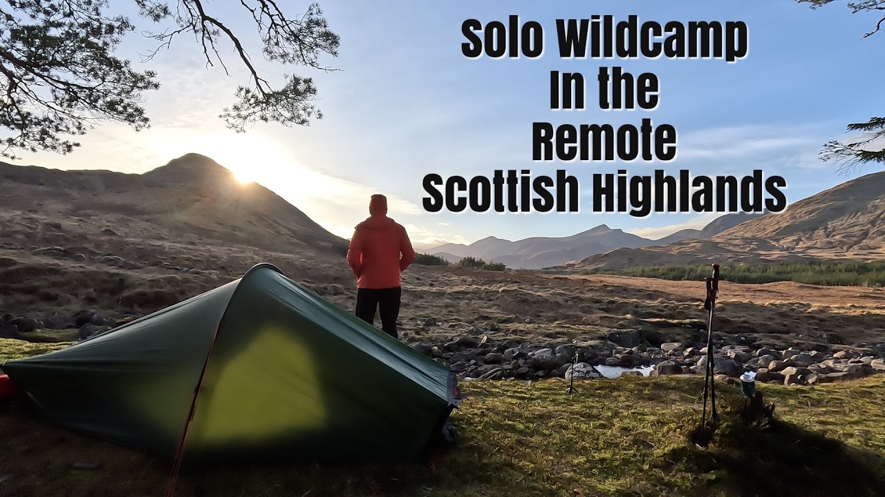 Solo Wildcamp in the Remote Scottish Highlands