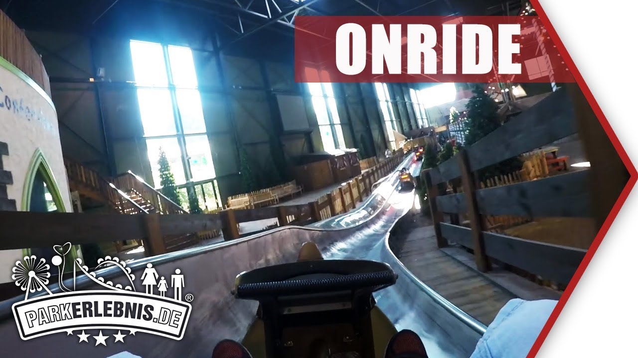 Toverland Maximus Blitz Bahn OnRide - Bobbahn im Mitfahr-Video (POV)