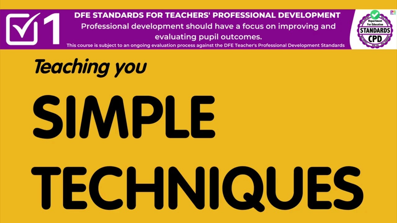 How we support the DfE Professional Development Standards