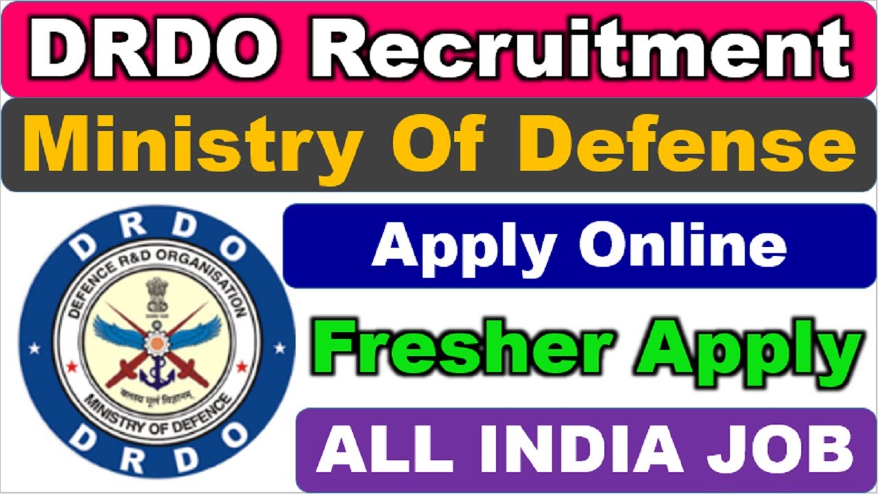 DRDO Recruitment 2020 || DRDO Official Notification for various post 2020 || DRDO Job 2020.