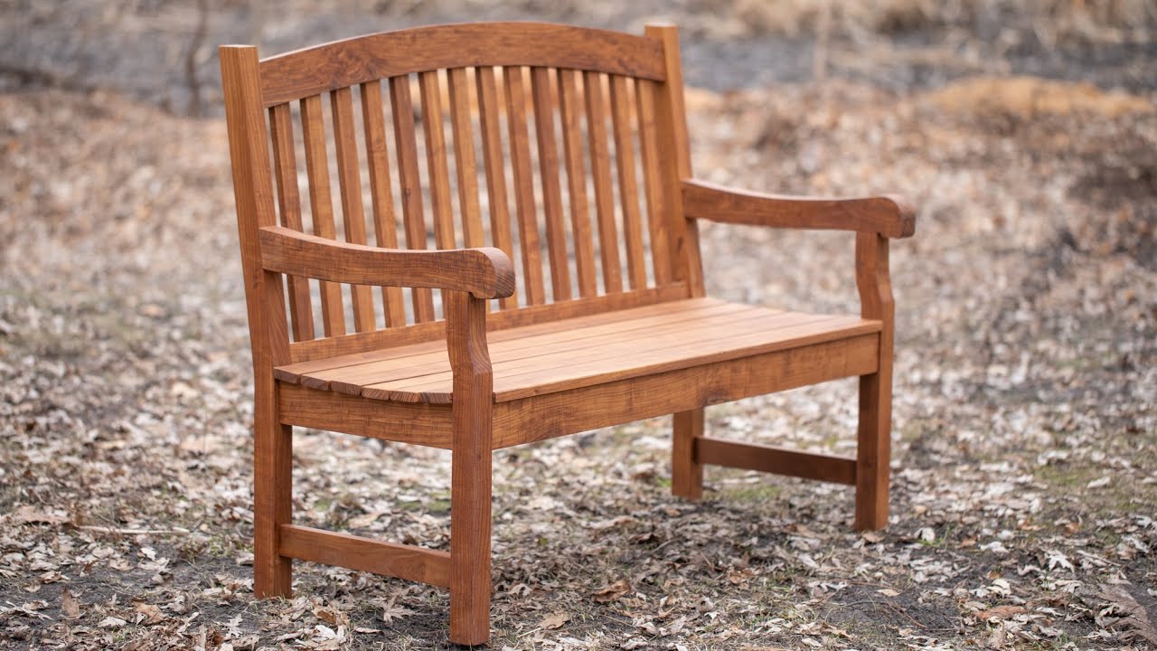 Building a Garden Bench from Thermally Modified Ash