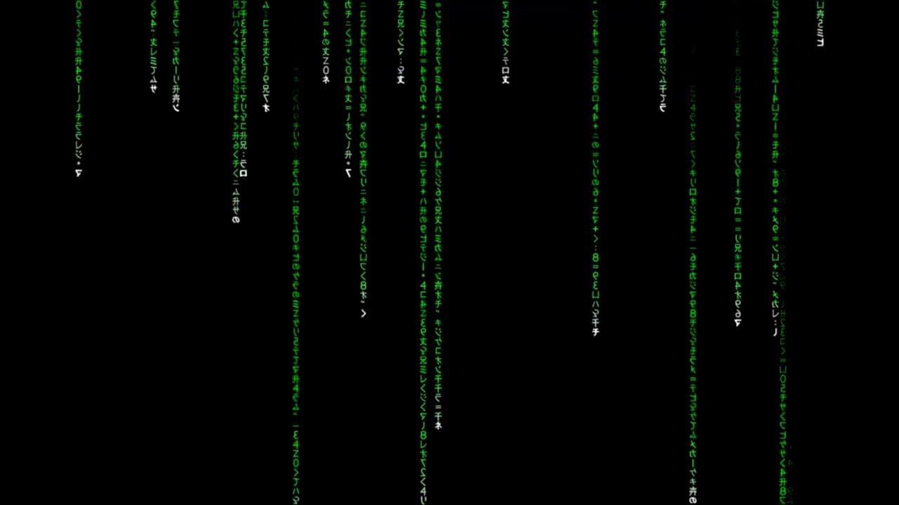 The Matrix Falling Code   Full Sequence 1920 x 1080 HD