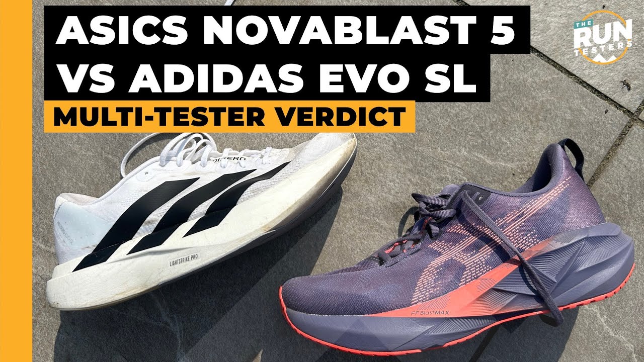 Adidas Adizero Evo SL против Asics Novablast 5: два бегуна сравнивают две лучшие модели кроссовок...
