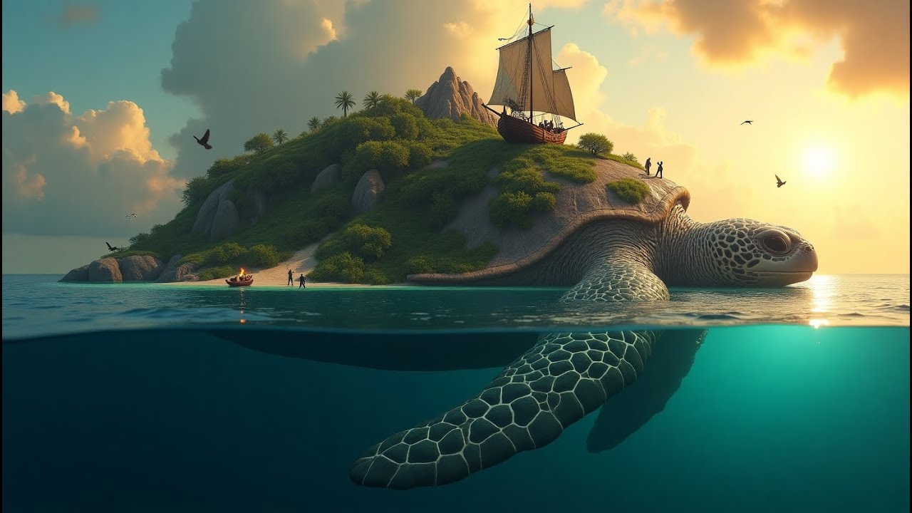 The Island That Was Actually A Monster Turtle!