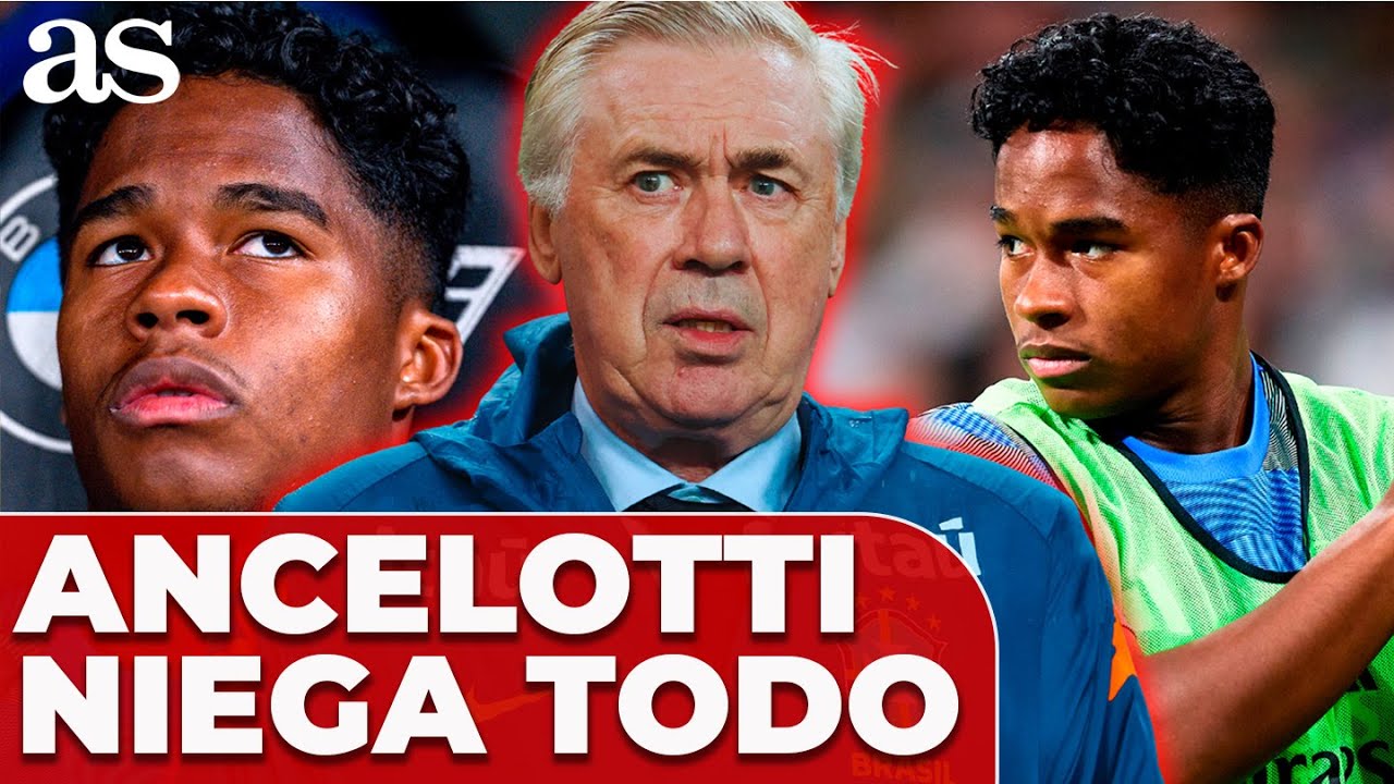 ANCELOTTI NIEGA QUE HAYA ANIMADO A ENDRICK A SALIR DEL REAL MADRID | Entrevista Ancelotti Diario AS