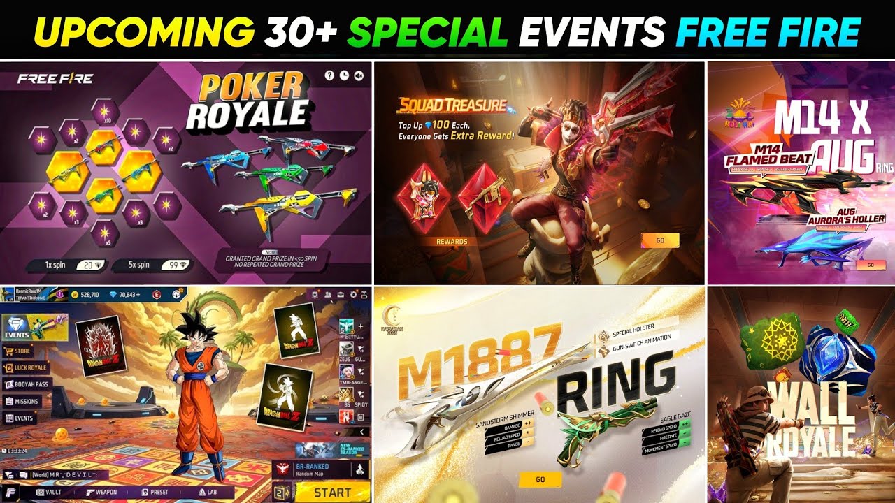 Upcoming Events in Free Fire l Next Universal Ring Event l Ff New Event l Free Fire New Event 
