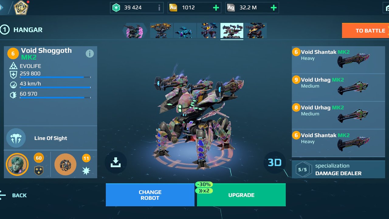 New Sniper Shoggoth | Laser Shantak | War Robots Gameplay 