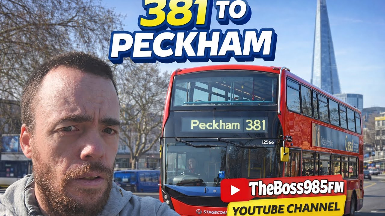381 bus to peckham from surrey quays to south bermondsey 