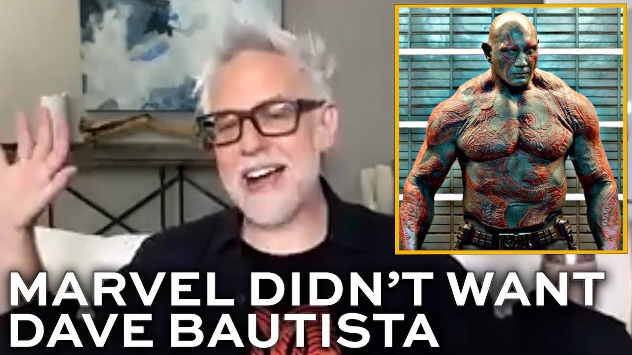 James Gunn says Marvel didn't want Dave Bautista in GUARDIANS OF THE GALAXY