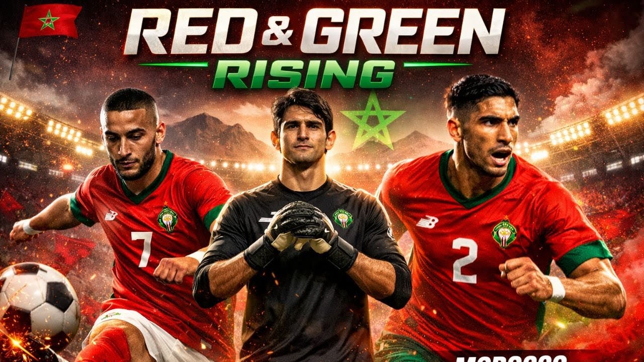 🔥 صعود الأحمر والأخضر 🇲🇦 | نشيد المغرب في كأس إفريقيا 2025 | المغرب 2025