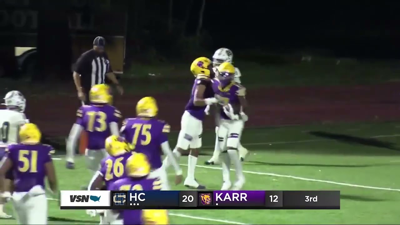 Karr scores 45 unanswered points to beat Holy Cross