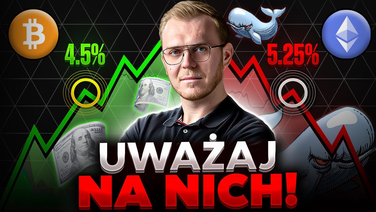 INFLACJA spada a BITCOIN szaleje! Co robią wieloryby? + M&Oacute;J PLAN na HOSSE