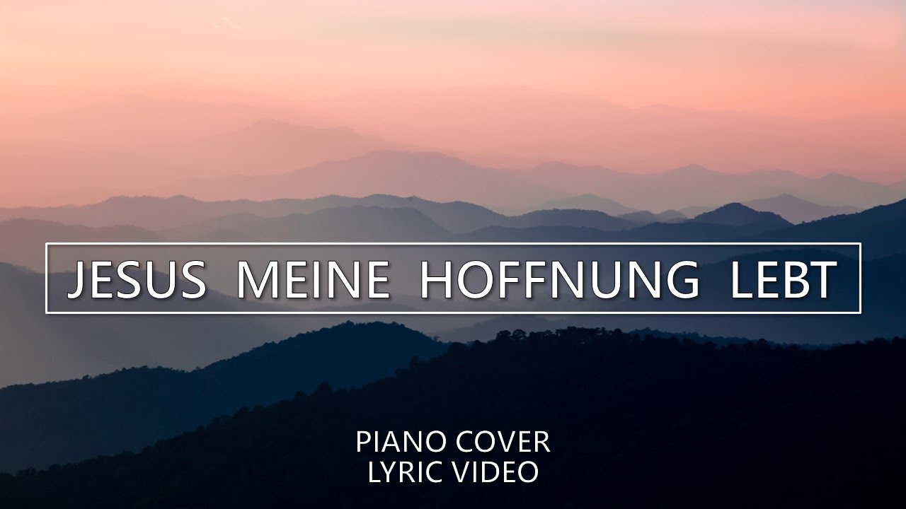 Jesus meine Hoffnung lebt - Piano Cover - Urban Life Worship Version - Living Hope - Karaoke