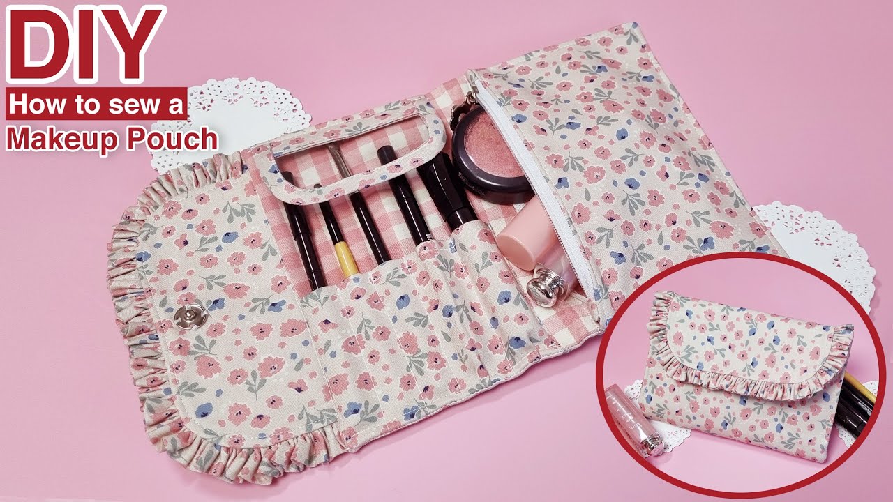 DIY/화장품 파우치 만들기/how to sew a Makeup Pouch