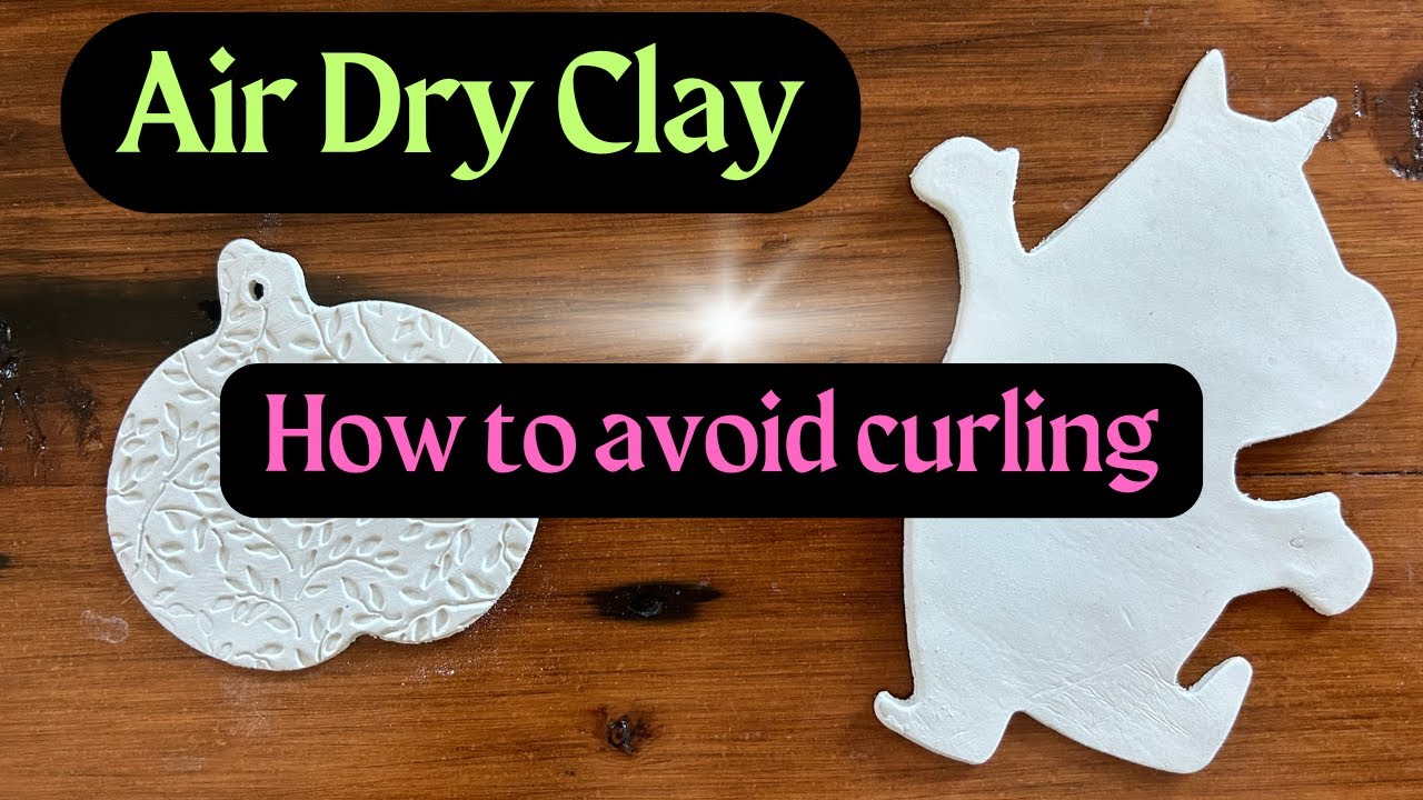 BEGINNER- NO CURL Air Dry Clay Ornaments 🩵 #airdryclay #fallcraft  #embossed #moomins #pumpkincraft