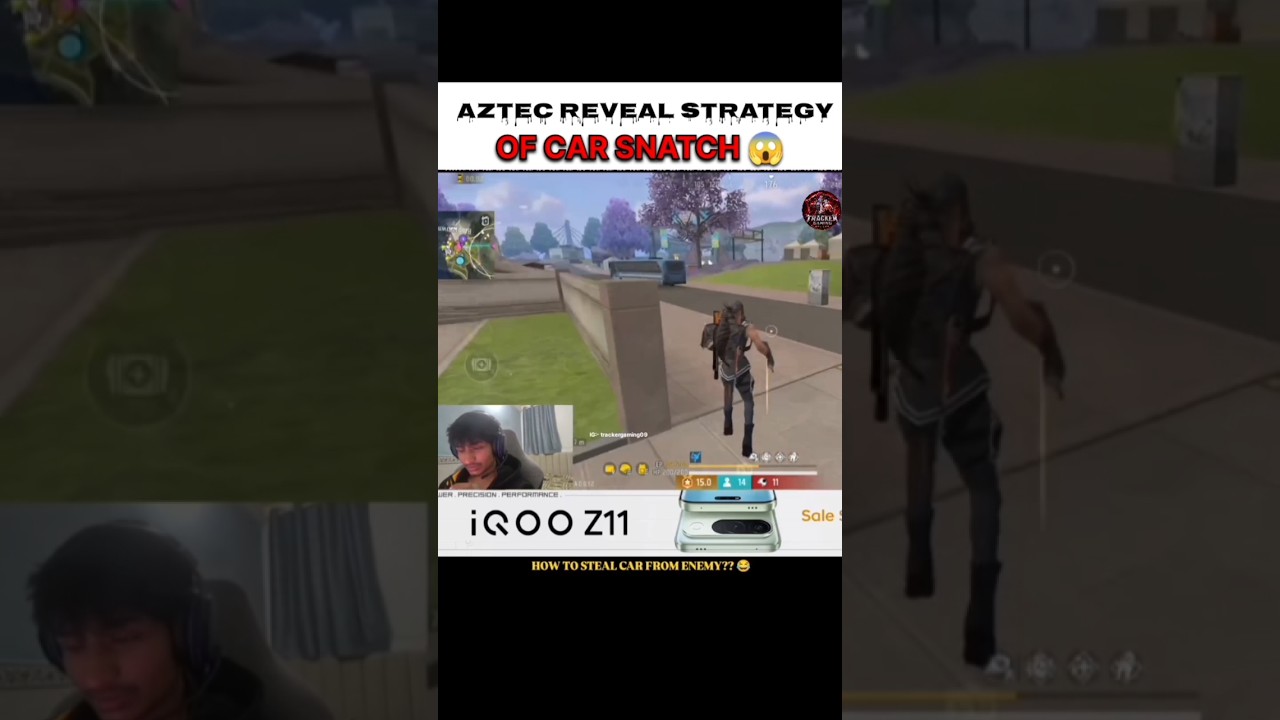 AZTEC REAVEL THE STRATEGY OF CAR SNATCH 🥵 ll FT.Tg ll #shortsfeed#totalgaming#tgesports#tgallupdate