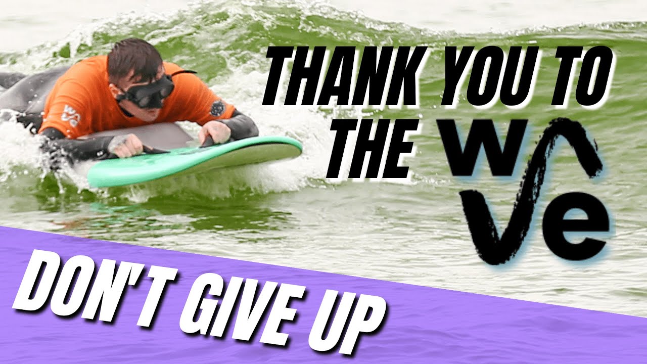 My First Adaptive Surf Session at The Wave (Para Surfing Prone 2)