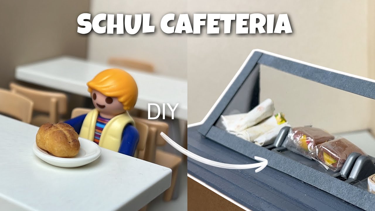 DIY Schulcafeteria BASTELN | Playmobil Special ￼