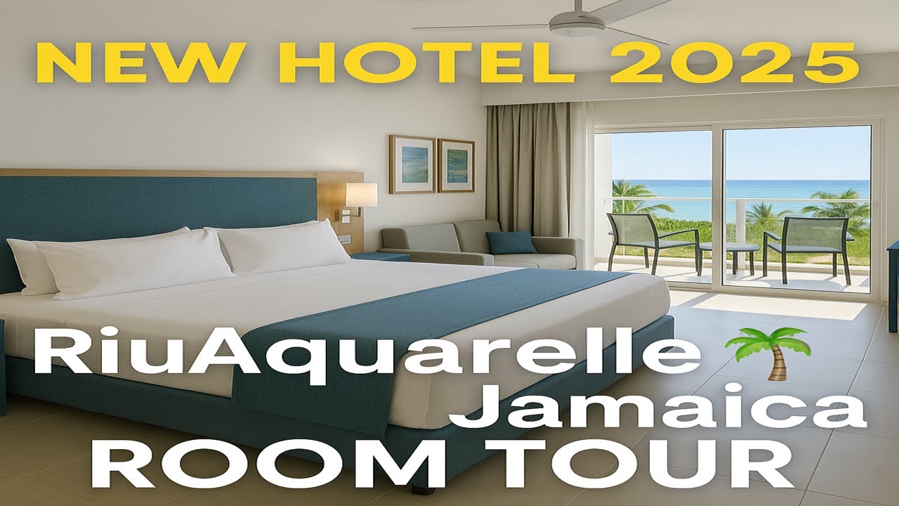 NEW Riu Palace Aquarelle Jamaica | Room Tour 2025 | Falmouth's Brand New Resort