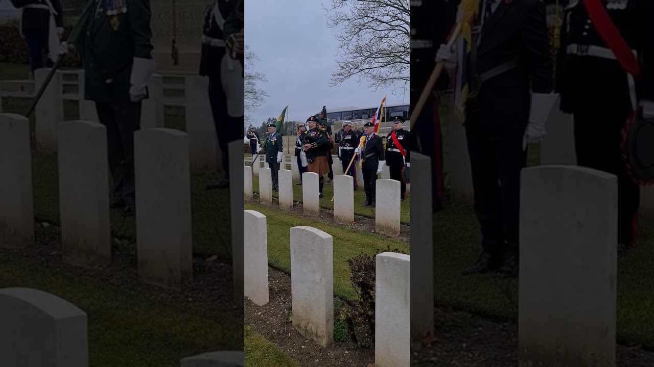 Connaught Cemetery, Thiepval, France.  November 2021.
