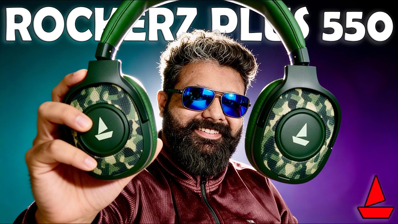Boat Rockerz Plus 550 Unboxing & Review | Best Wireless Over‑Ear Headphones Under ₹3000