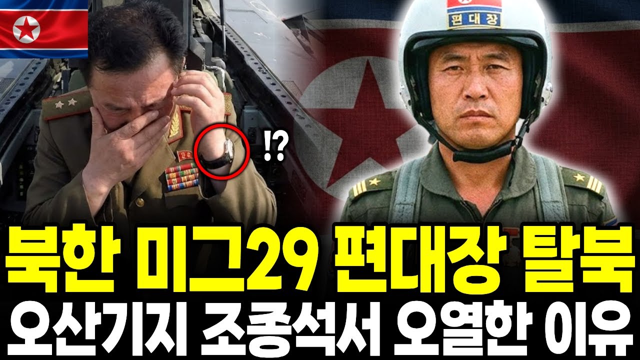 북한 최정예 미그-29 편대장 부자가 오산기지 조종석에서 주저앉아 대성통곡한 진짜 이유ㅣ탈북스토리