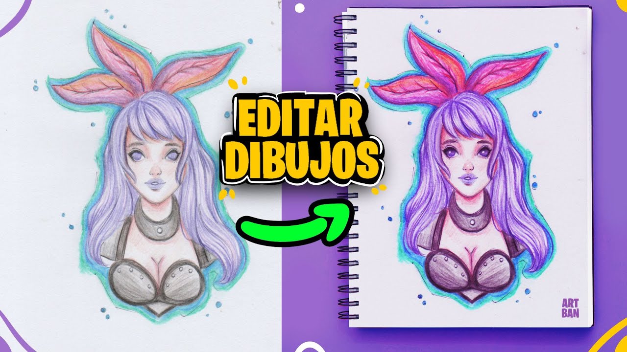 Como editar un dibujo tradicional en digital ⭐Medibang Paint