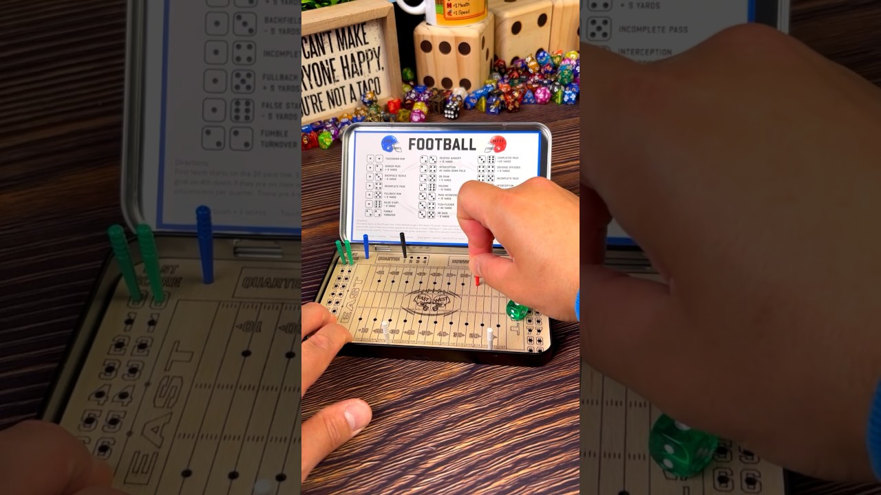 Amazing little travel football game! #boardgames