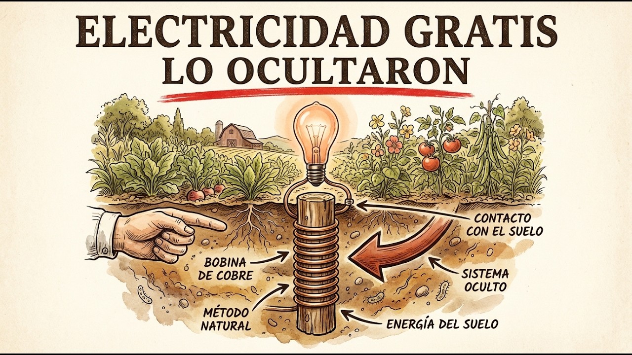 Enterrar cobre y madera crea &ldquo;energ&iacute;a infinita&rdquo; &mdash; el secreto del &ldquo;suelo el&eacute;ctrico&rdquo;