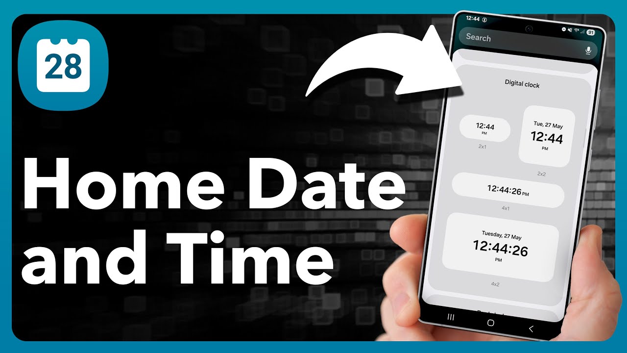 How To Add Date And Time To Home Screen On Android