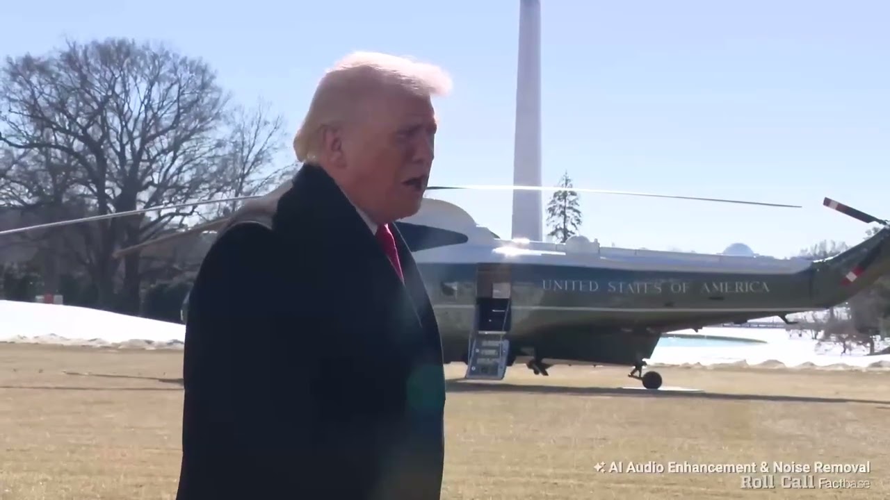 Press Gaggle: Donald Trump Speaks to Reporters Before Marine One Departure - February 13, 2026