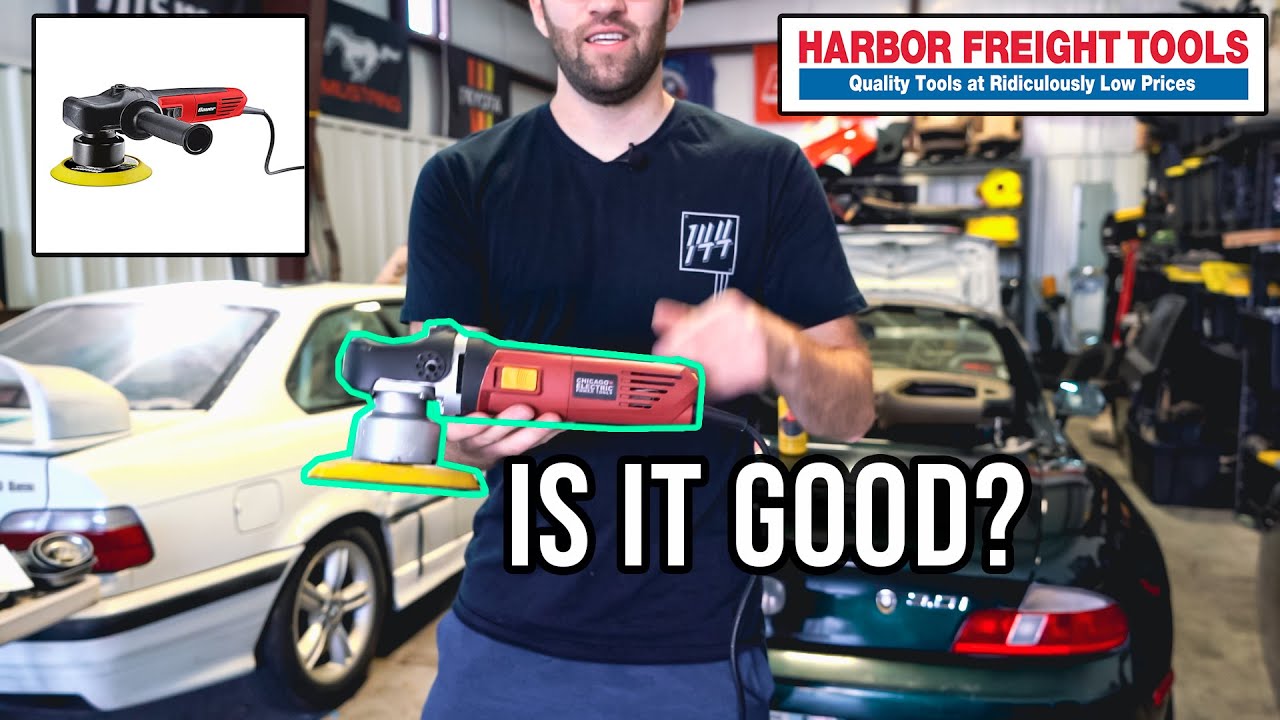 HARBOR FREIGHT POLISHER REVIEW - $50 BAUER DUAL ACTION 6 INCH
