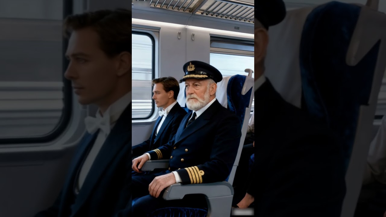 What If the Cast of Titanic Boarded a Modern Train? ❤️#titanic