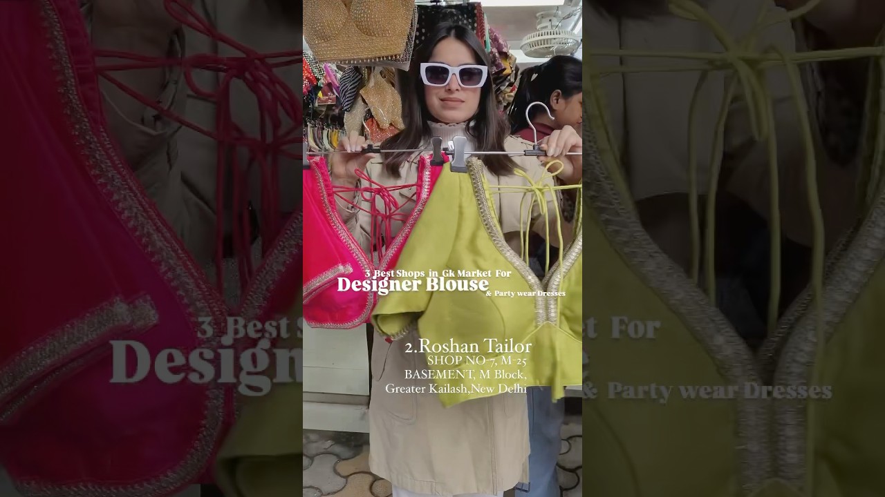 3 Best Designer Blouse Shop in Delhi #weddingwear #designerblouse #partywear #snehalmishra
