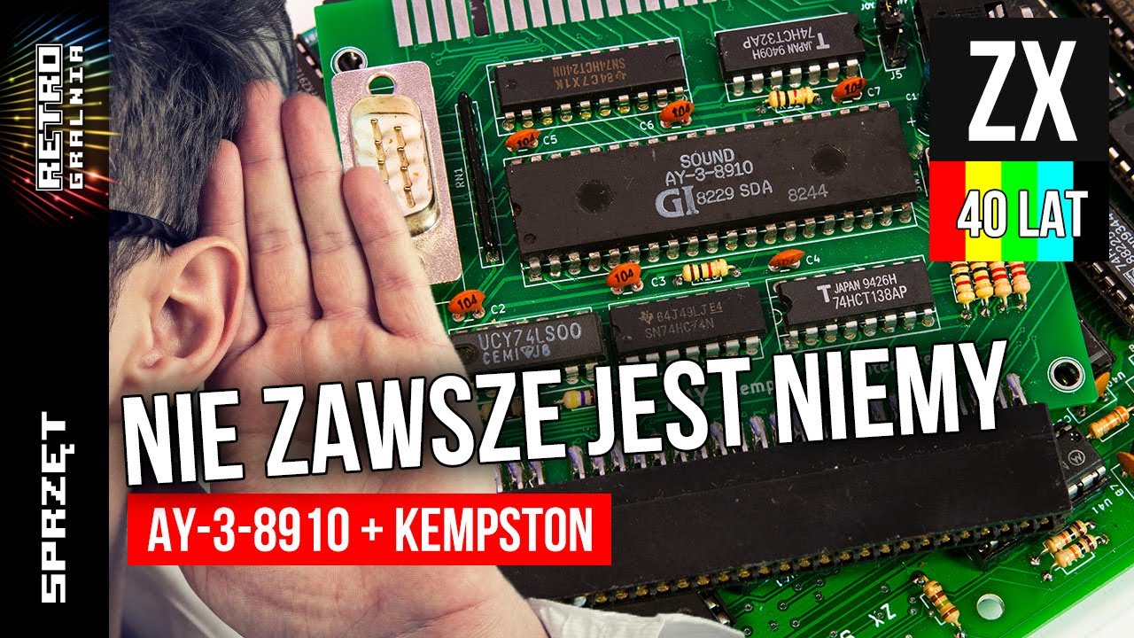🎵 Nie tylko piski? ZX Spectrum umie grać? AY-3-8910 + Kempston - Dźwięk w ZX Spectrum 48K  (RG#449)