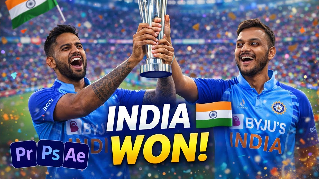 India Won! World Cup Final Celebration with Family