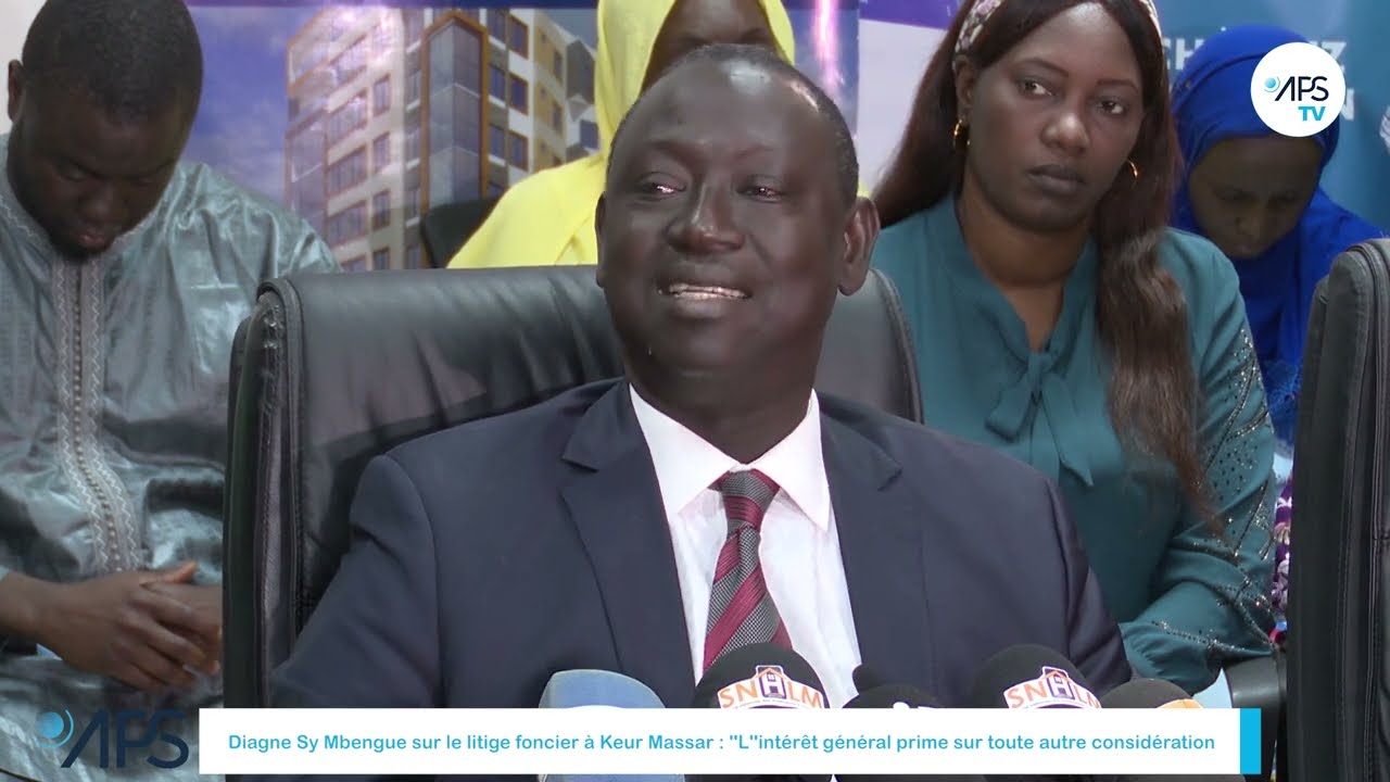 Diagne Sy Mbengue sur le litige foncier à Keur Massar : ''L''intérêt général prime sur toute autre..