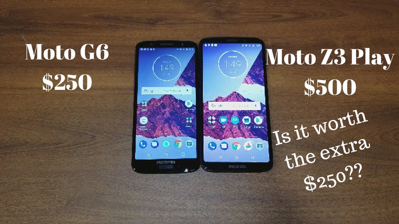 Motorola Moto G6 VS Motorola Moto Z3 Play Edition! Real World Review!