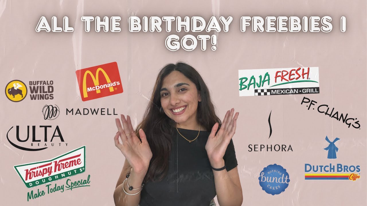 Birthday Freebies 2025: How to Get FREE Food, Drinks & Gifts on Your Birthday!!
